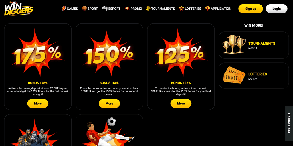 Win Diggers Casino Testimonial - Get No Down Payment Incentives (2025 )